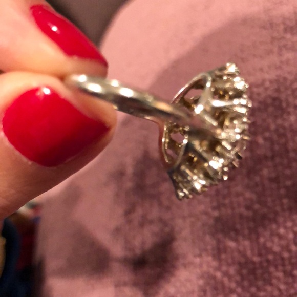 18 KGE CZ cocktail ring size 6 - Picture 10 of 14